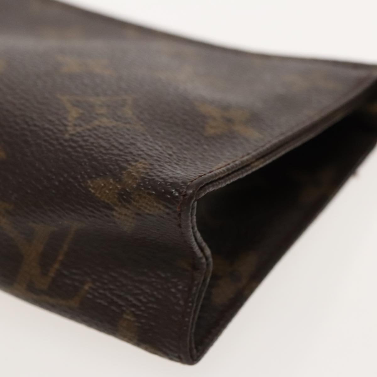 LOUIS VUITTON Monogram Poche Toilette 15 Pouch M47546 LV Auth bs18716