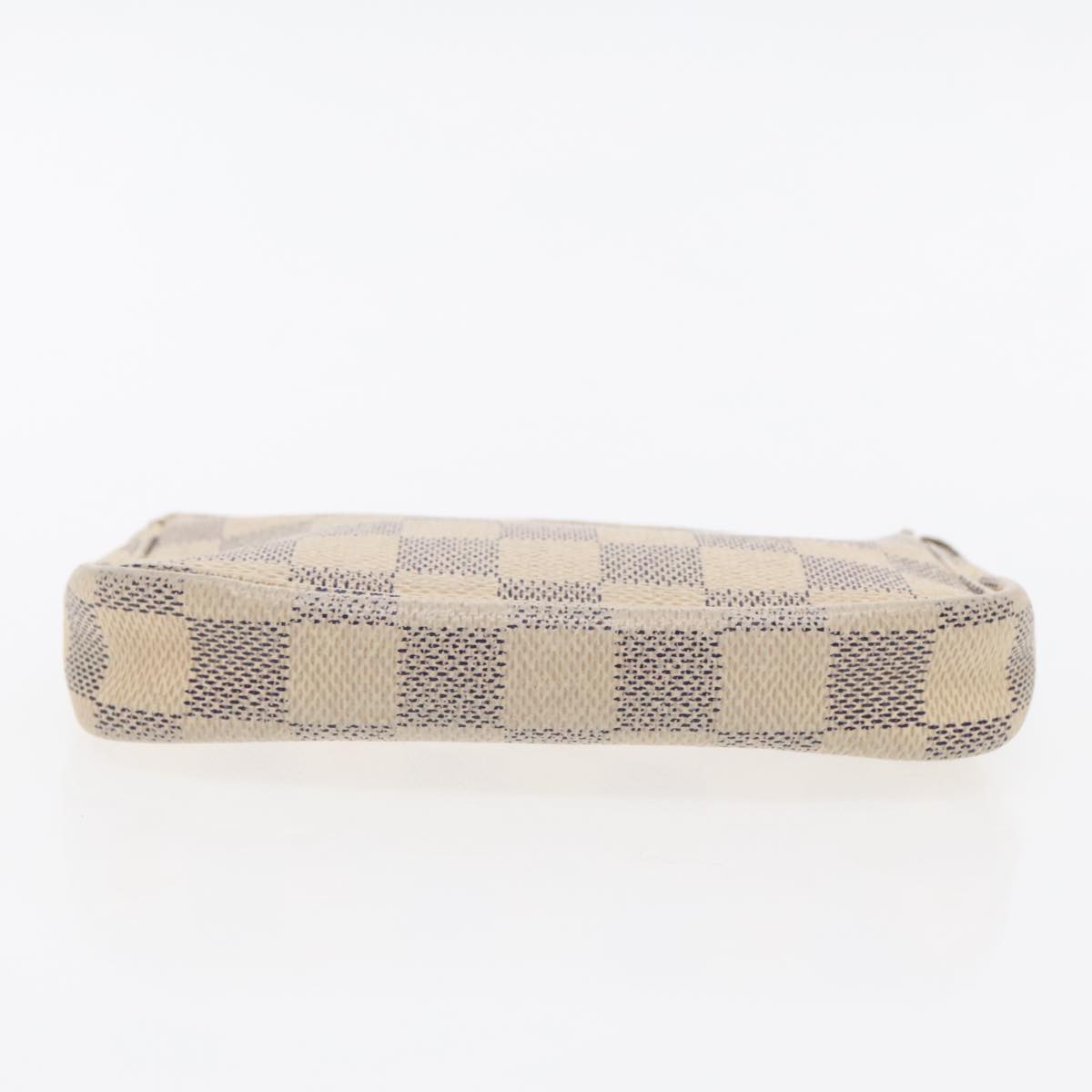 LOUIS VUITTON Damier Azur Mini Pochette Accessoires Pouch N63005 LV Auth bs18734