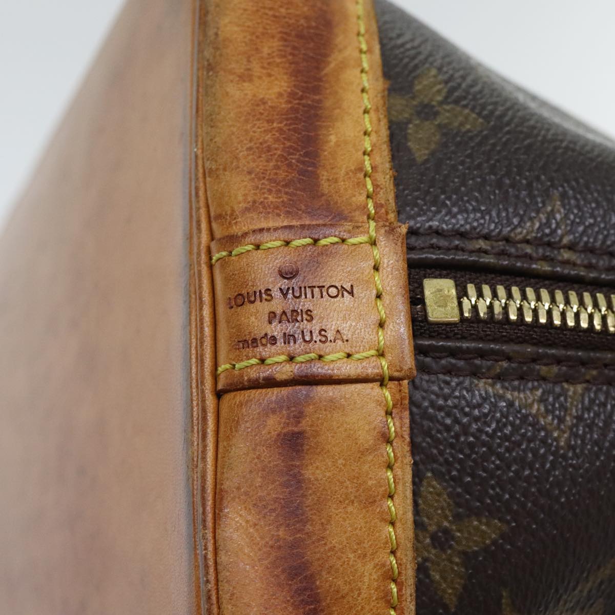 LOUIS VUITTON Monogram Alma Hand Bag M51130 LV Auth bs18755