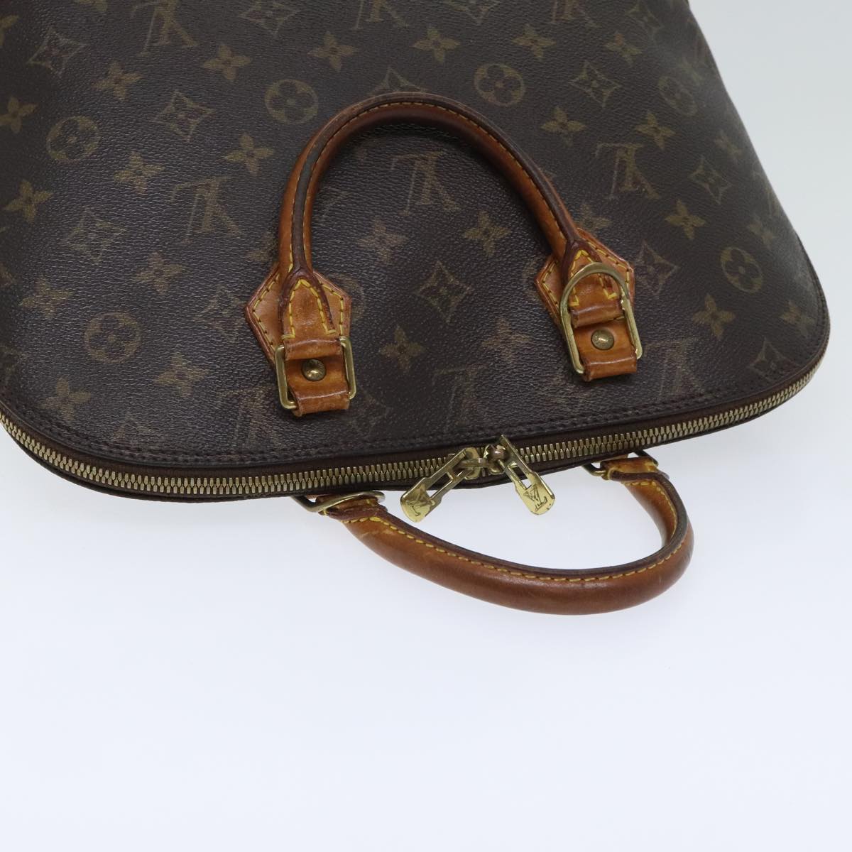 LOUIS VUITTON Monogram Alma Hand Bag M51130 LV Auth bs18755