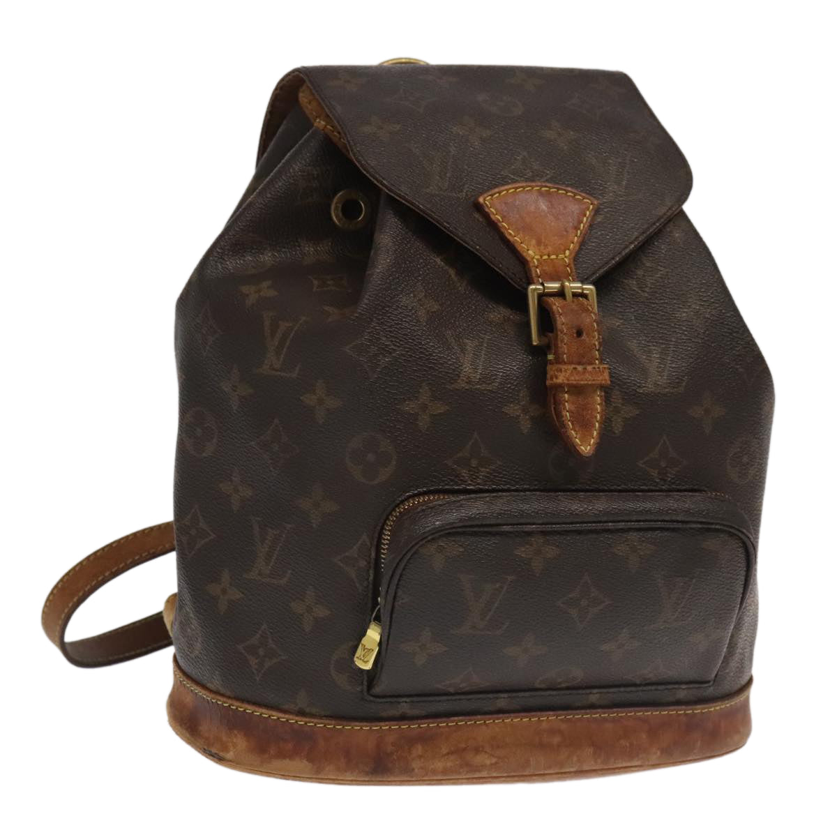 LOUIS VUITTON Monogram Montsouris MM Backpack M51136 LV Auth bs18762