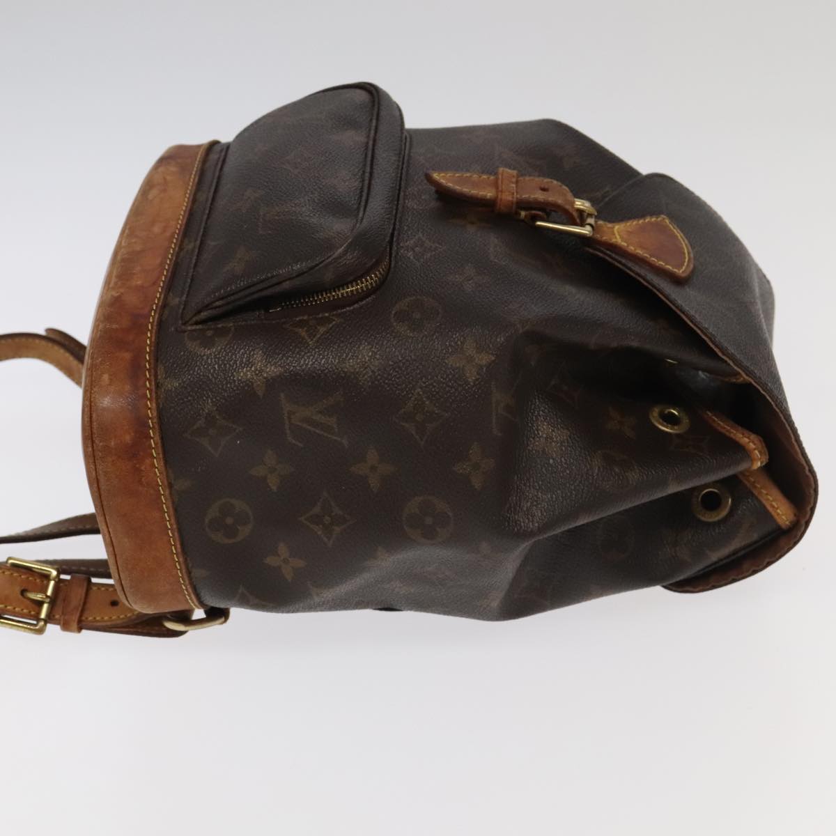 LOUIS VUITTON Monogram Montsouris MM Backpack M51136 LV Auth bs18762