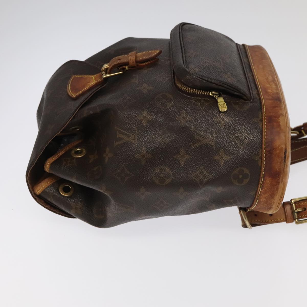 LOUIS VUITTON Monogram Montsouris MM Backpack M51136 LV Auth bs18762