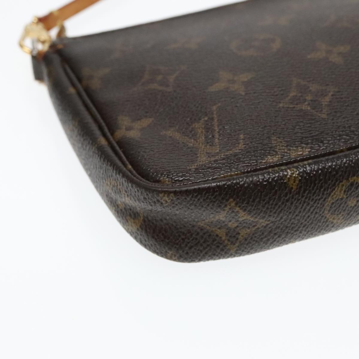 LOUIS VUITTON Monogram Pochette Accessoires Pouch M51980 LV Auth bs18763