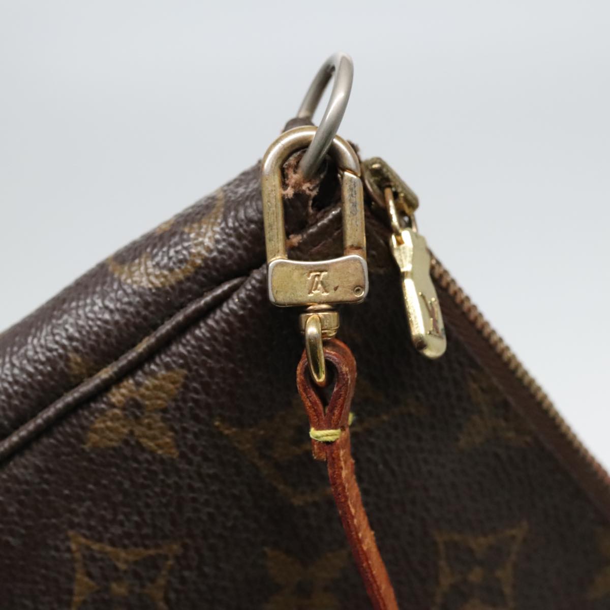 LOUIS VUITTON Monogram Pochette Accessoires Pouch M51980 LV Auth bs18775