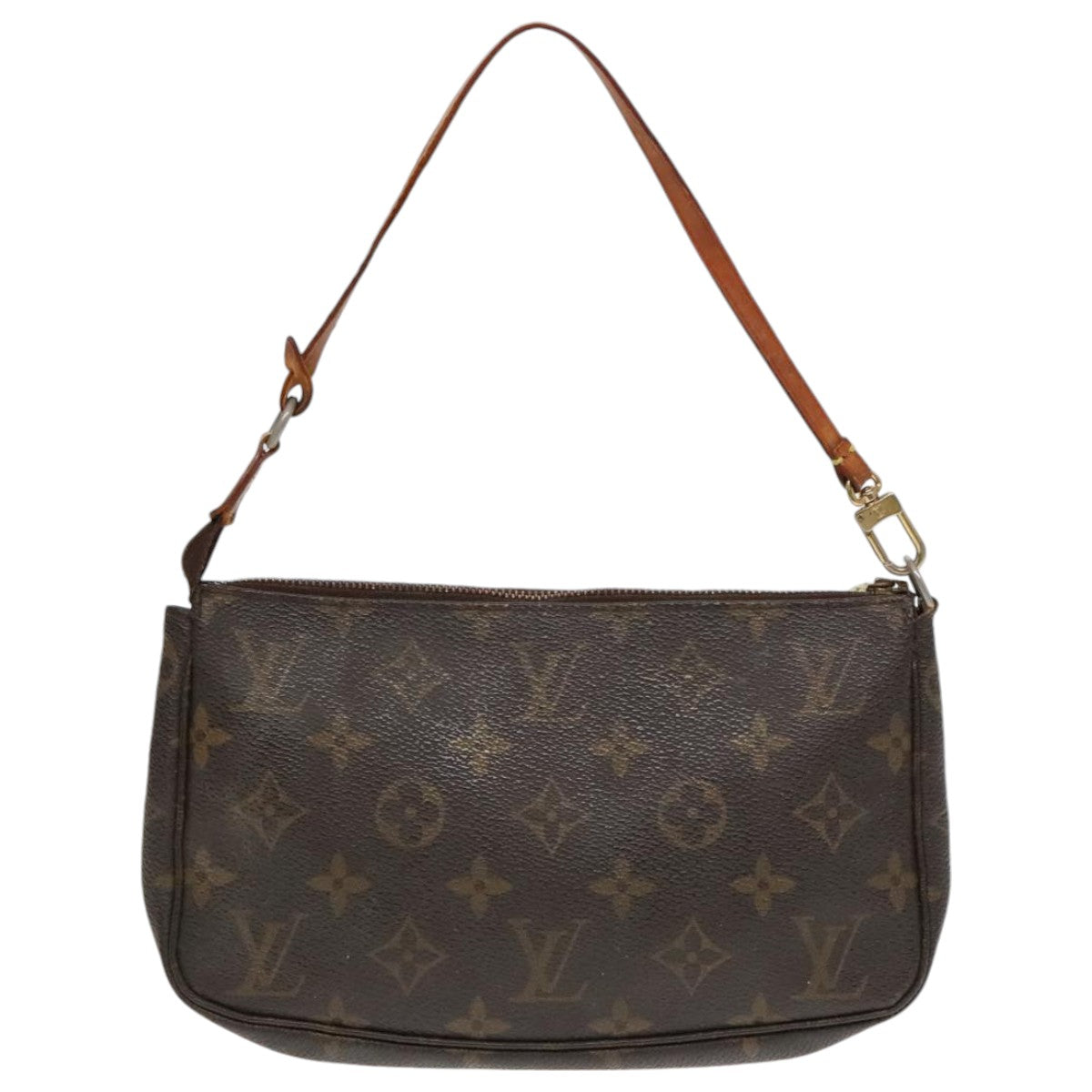 LOUIS VUITTON Monogram Pochette Accessoires Pouch M51980 LV Auth bs18775