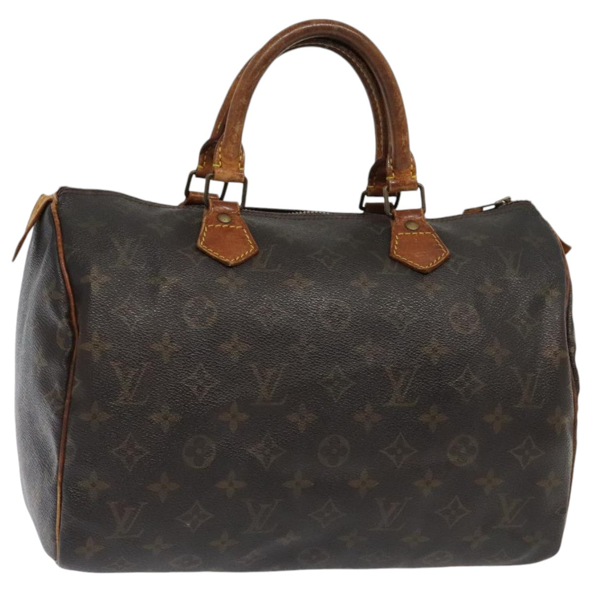 LOUIS VUITTON Monogram Speedy 30 Hand Bag M41526 LV Auth bs18788