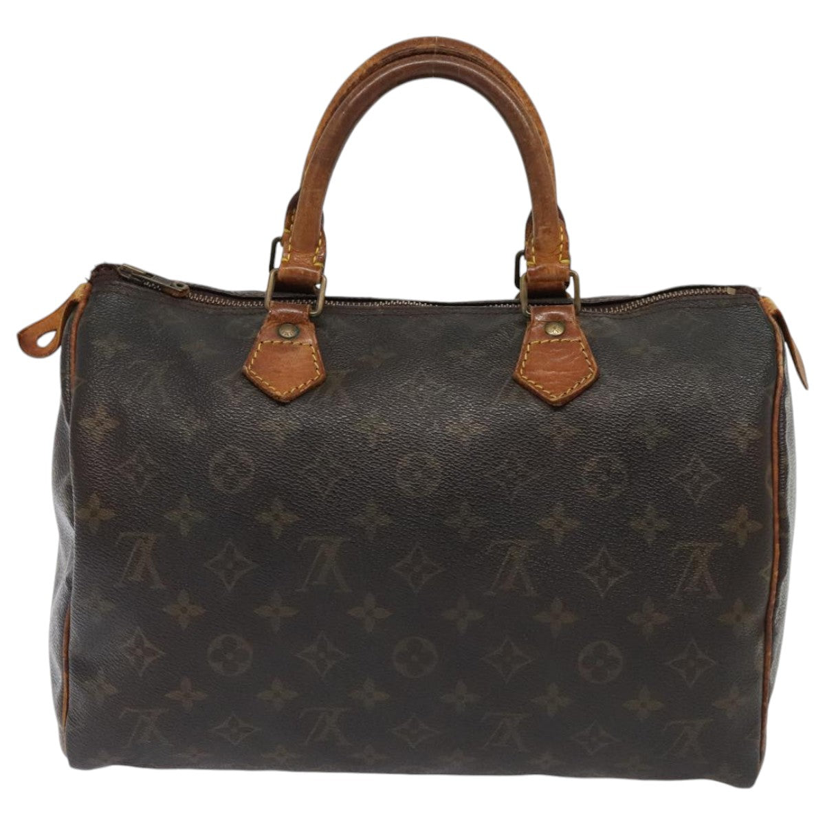 LOUIS VUITTON Monogram Speedy 30 Hand Bag M41526 LV Auth bs18788