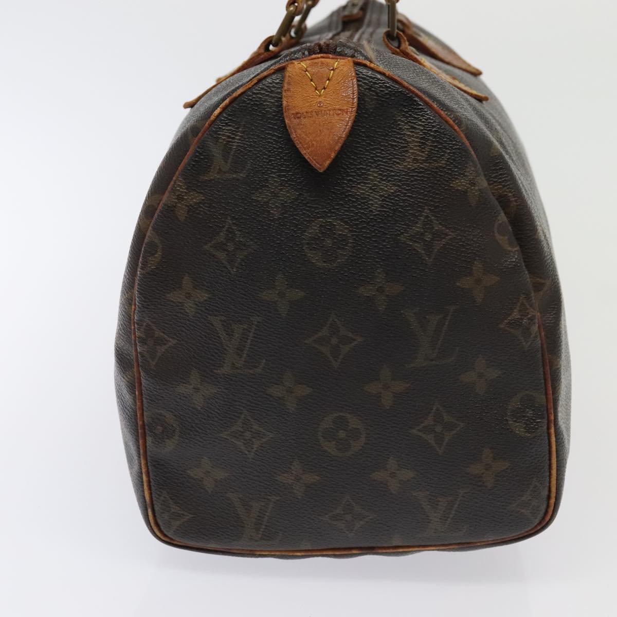 LOUIS VUITTON Monogram Speedy 30 Hand Bag M41526 LV Auth bs18788