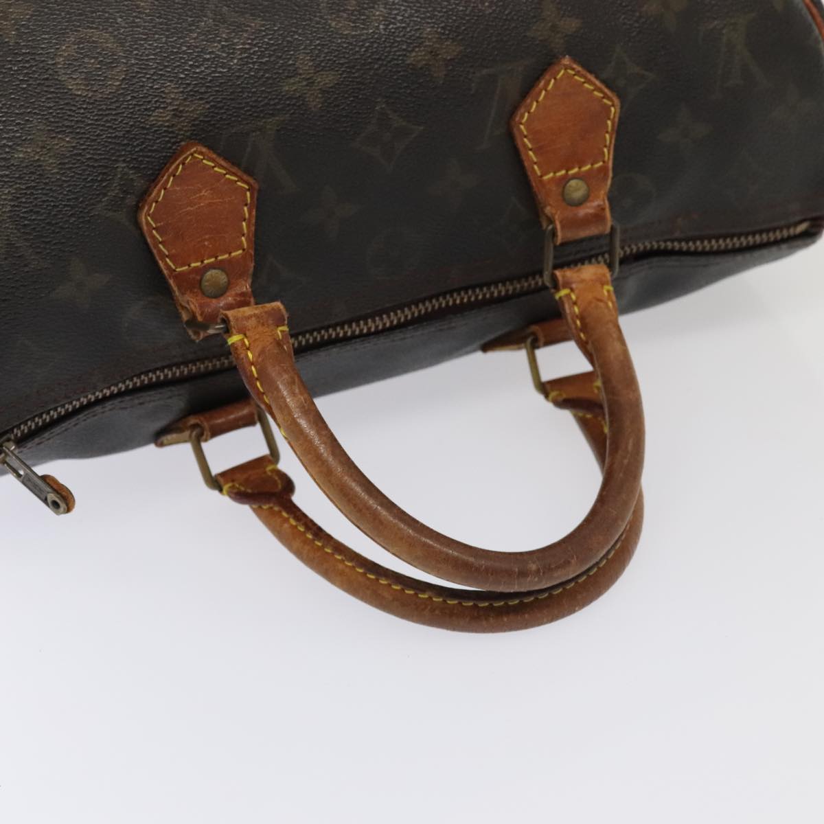 LOUIS VUITTON Monogram Speedy 30 Hand Bag M41526 LV Auth bs18788