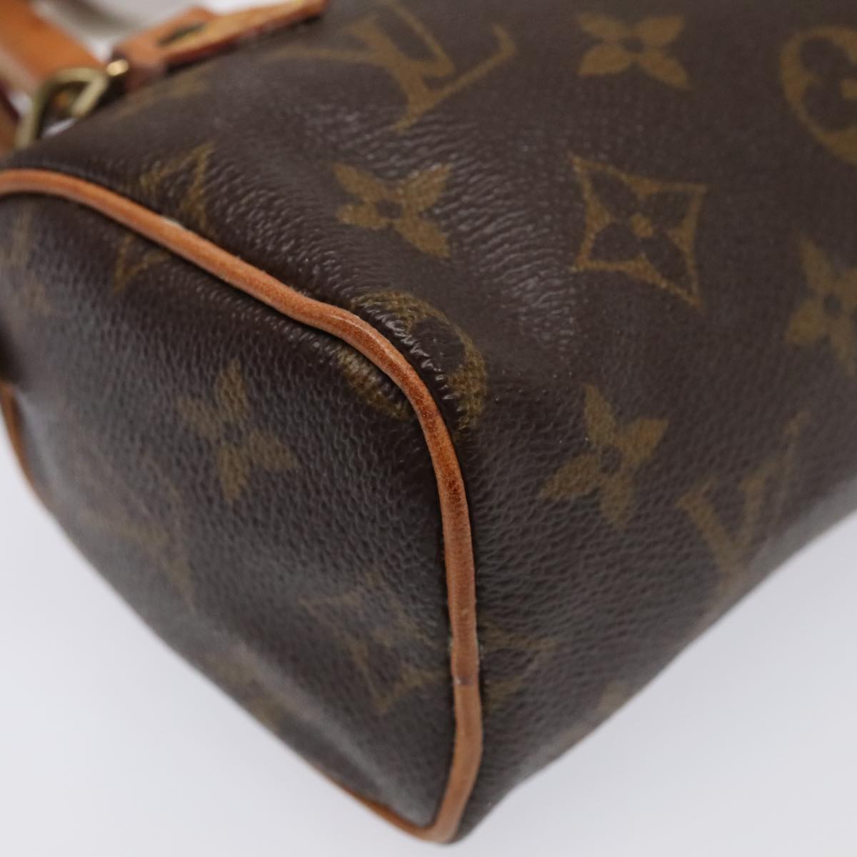 LOUIS VUITTON Monogram Mini Speedy Hand Bag M41534 LV Auth bs18868