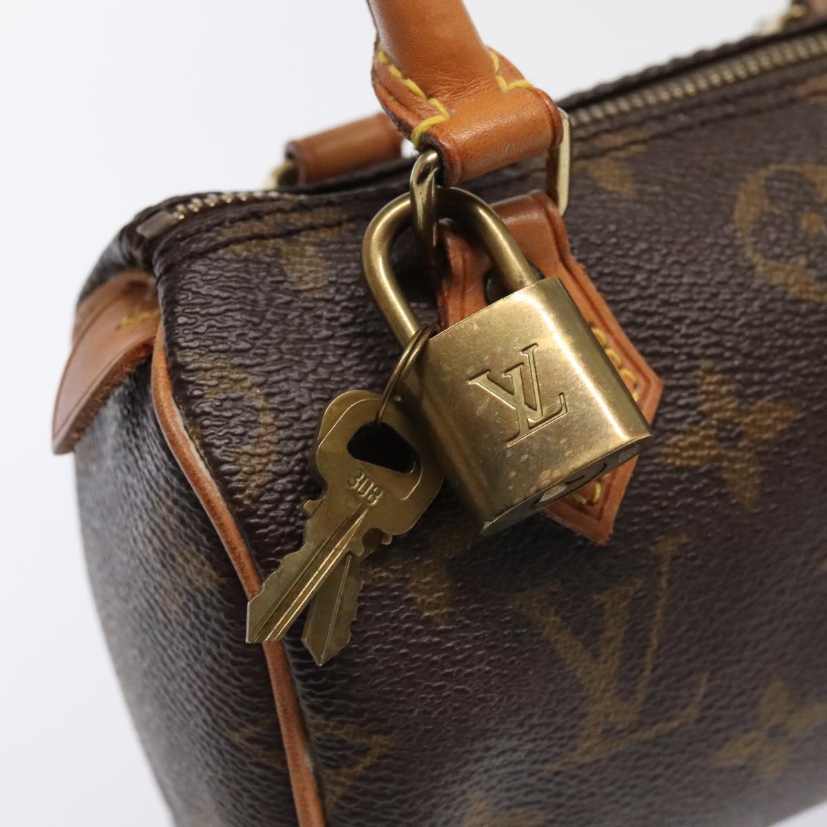 LOUIS VUITTON Monogram Mini Speedy Hand Bag M41534 LV Auth bs18868