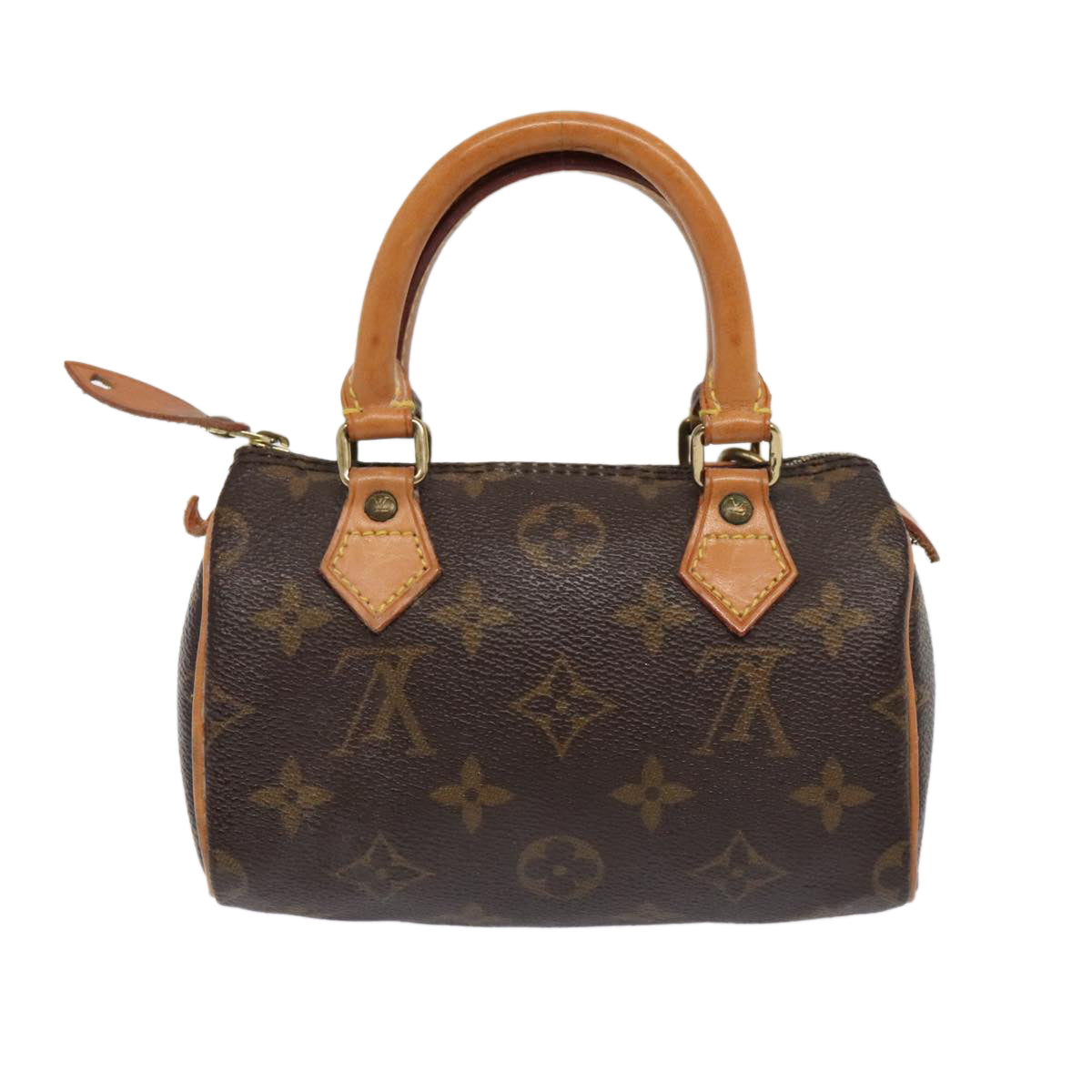 LOUIS VUITTON Monogram Mini Speedy Hand Bag M41534 LV Auth bs18868