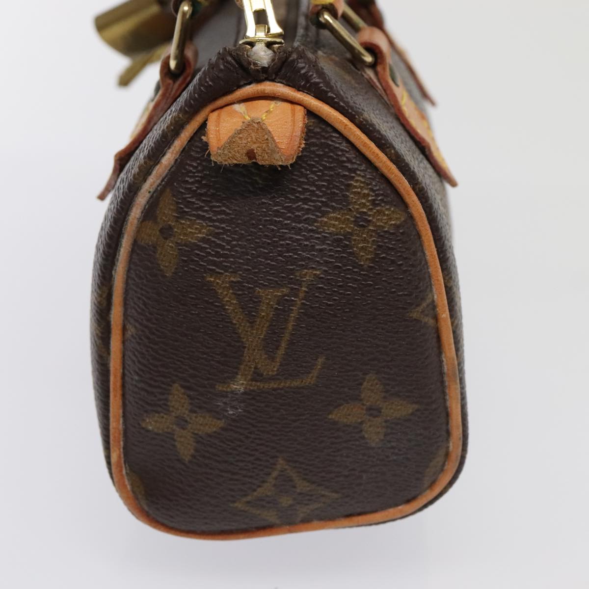 LOUIS VUITTON Monogram Mini Speedy Hand Bag M41534 LV Auth bs18868