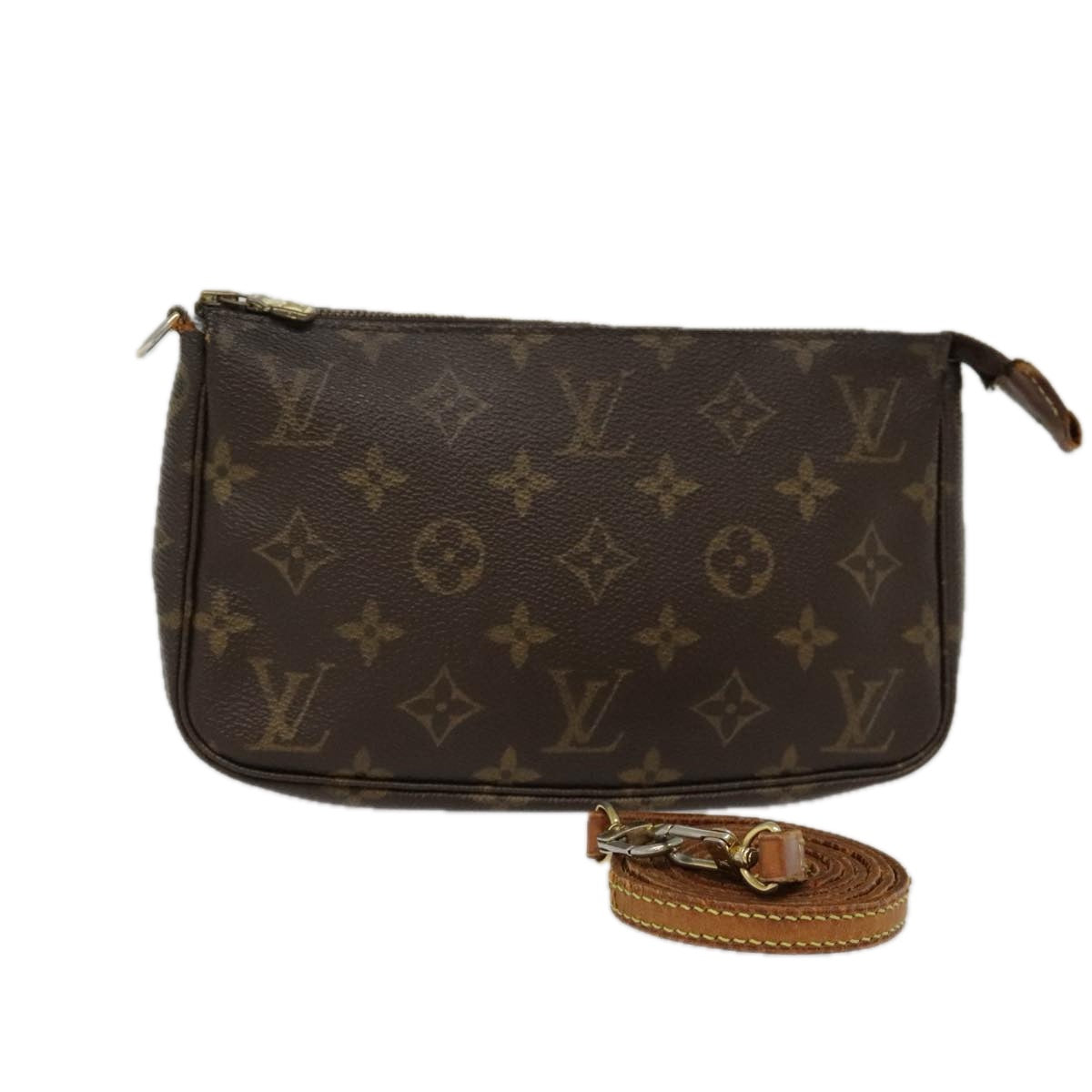 LOUIS VUITTON Monogram Pochette Accessoires Pouch M51980 LV Auth bs18871