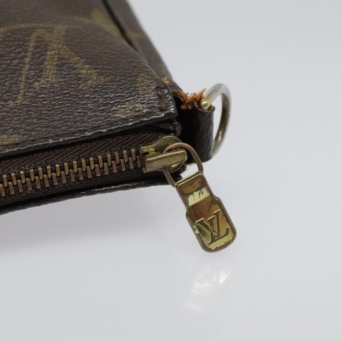 LOUIS VUITTON Monogram Pochette Accessoires Pouch M51980 LV Auth bs18871