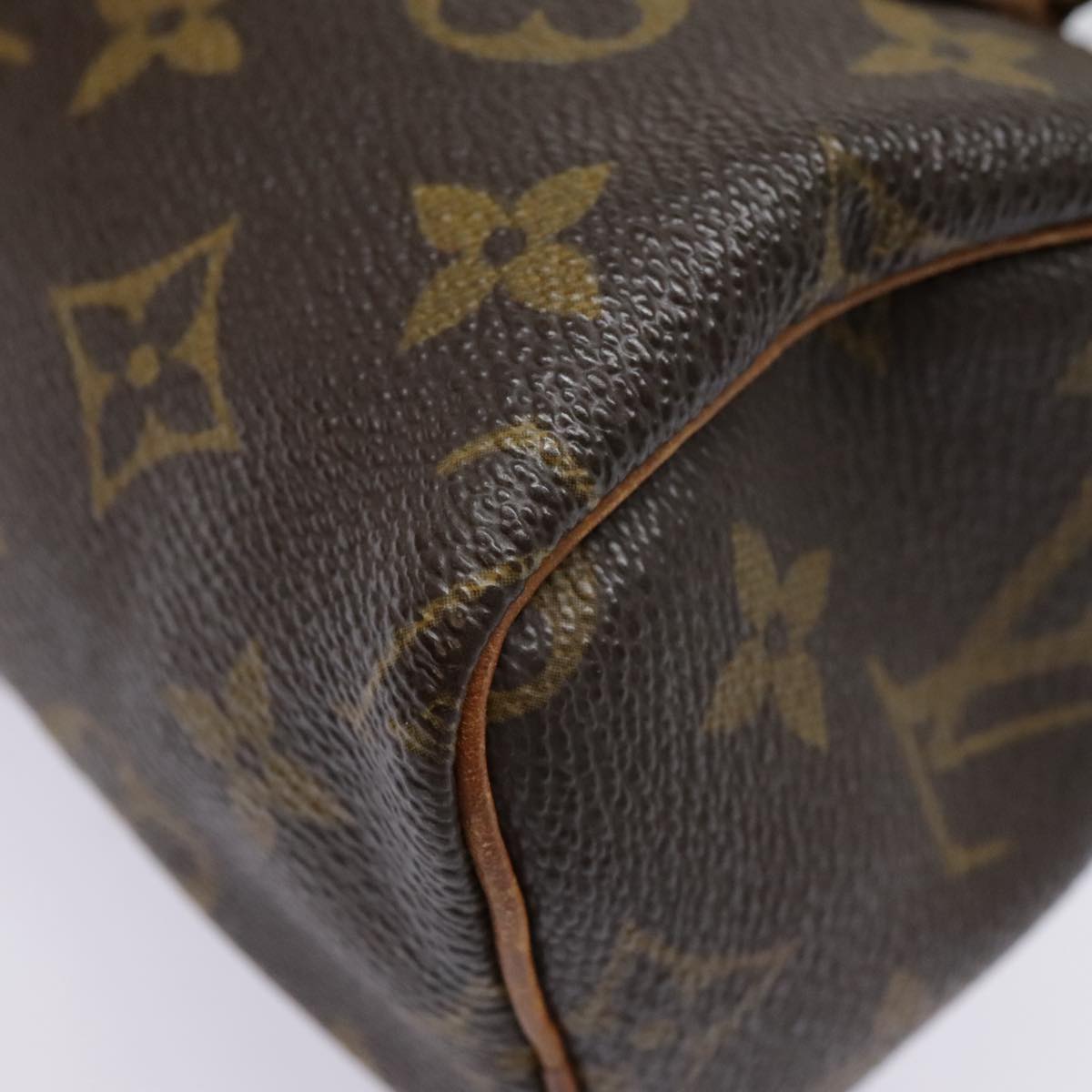 LOUIS VUITTON Monogram Mini Speedy Hand Bag M41534 LV Auth bs18878