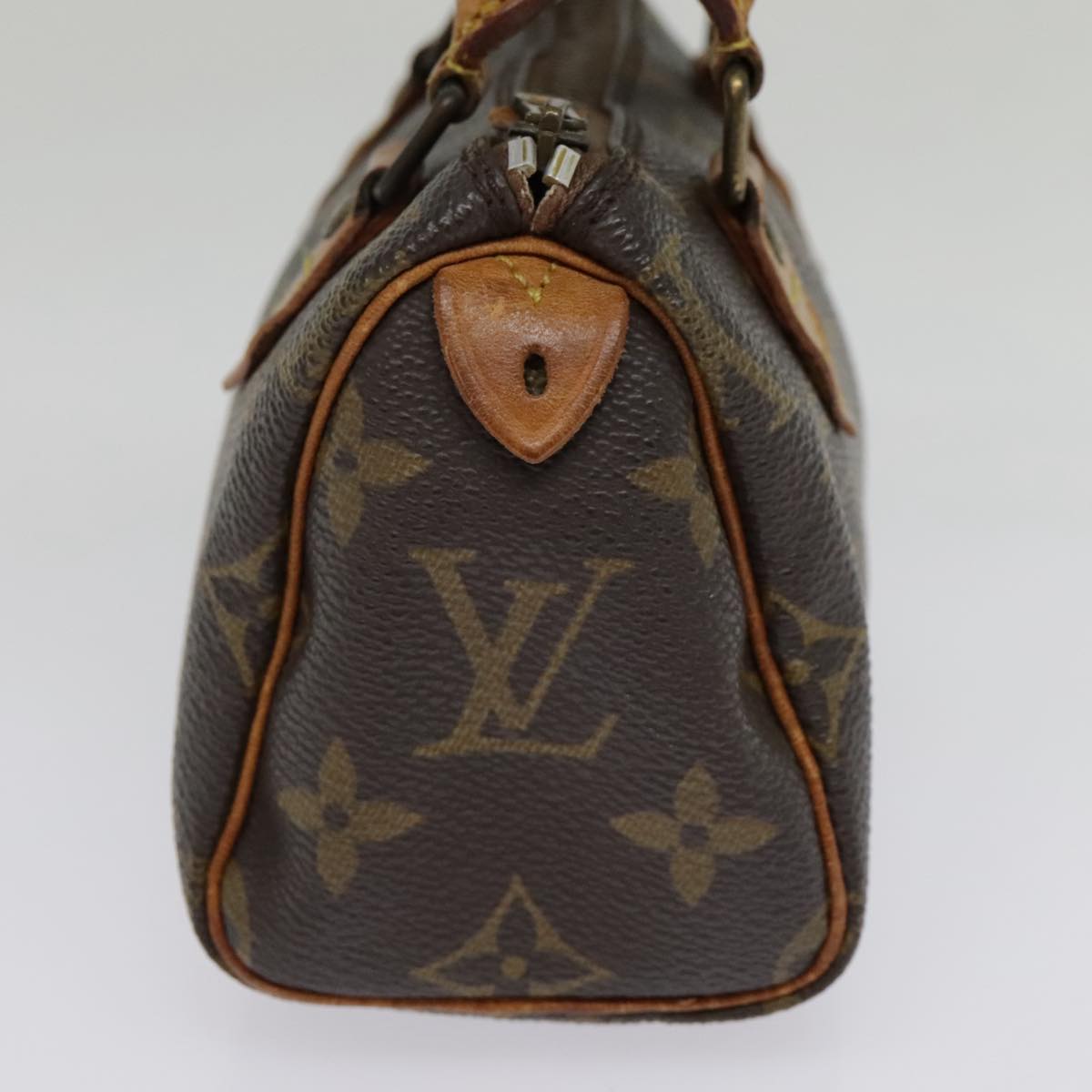 LOUIS VUITTON Monogram Mini Speedy Hand Bag M41534 LV Auth bs18878