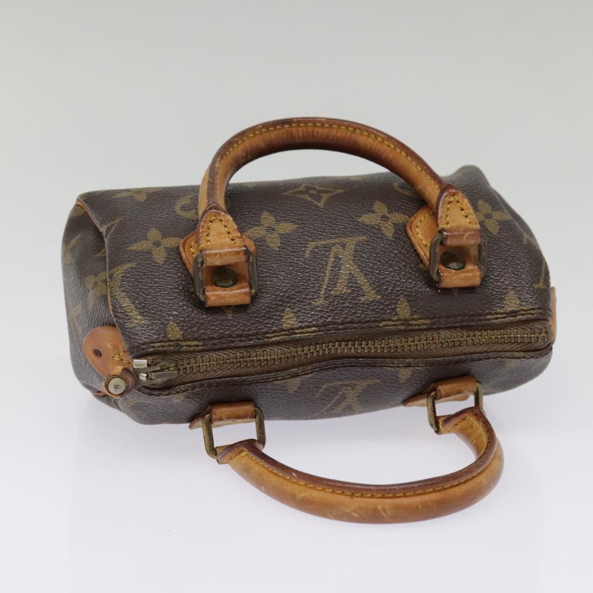 LOUIS VUITTON Monogram Mini Speedy Hand Bag M41534 LV Auth bs18878