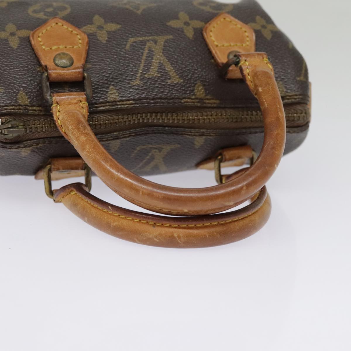 LOUIS VUITTON Monogram Mini Speedy Hand Bag M41534 LV Auth bs18878