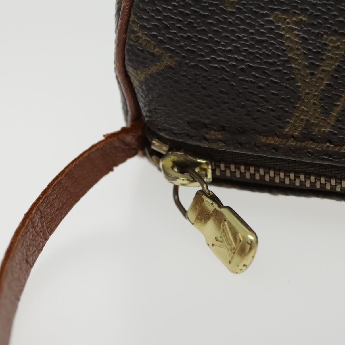 LOUIS VUITTON Monogram Papillon Pouch LV Auth bs18938