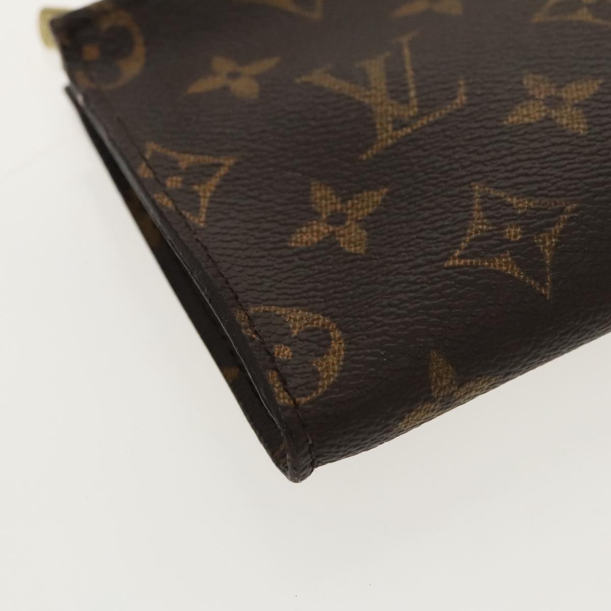 LOUIS VUITTON Monogram Bucket PM Accessory Pouch LV Auth bs18961