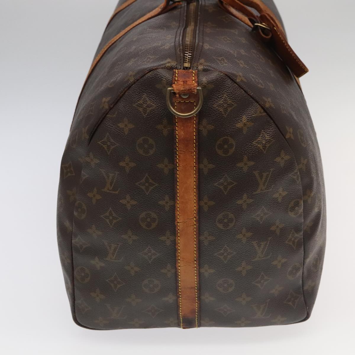 LOUIS VUITTON Monogram Keepall Bandouliere 60 Boston Bag M41412 LV Auth bs18978