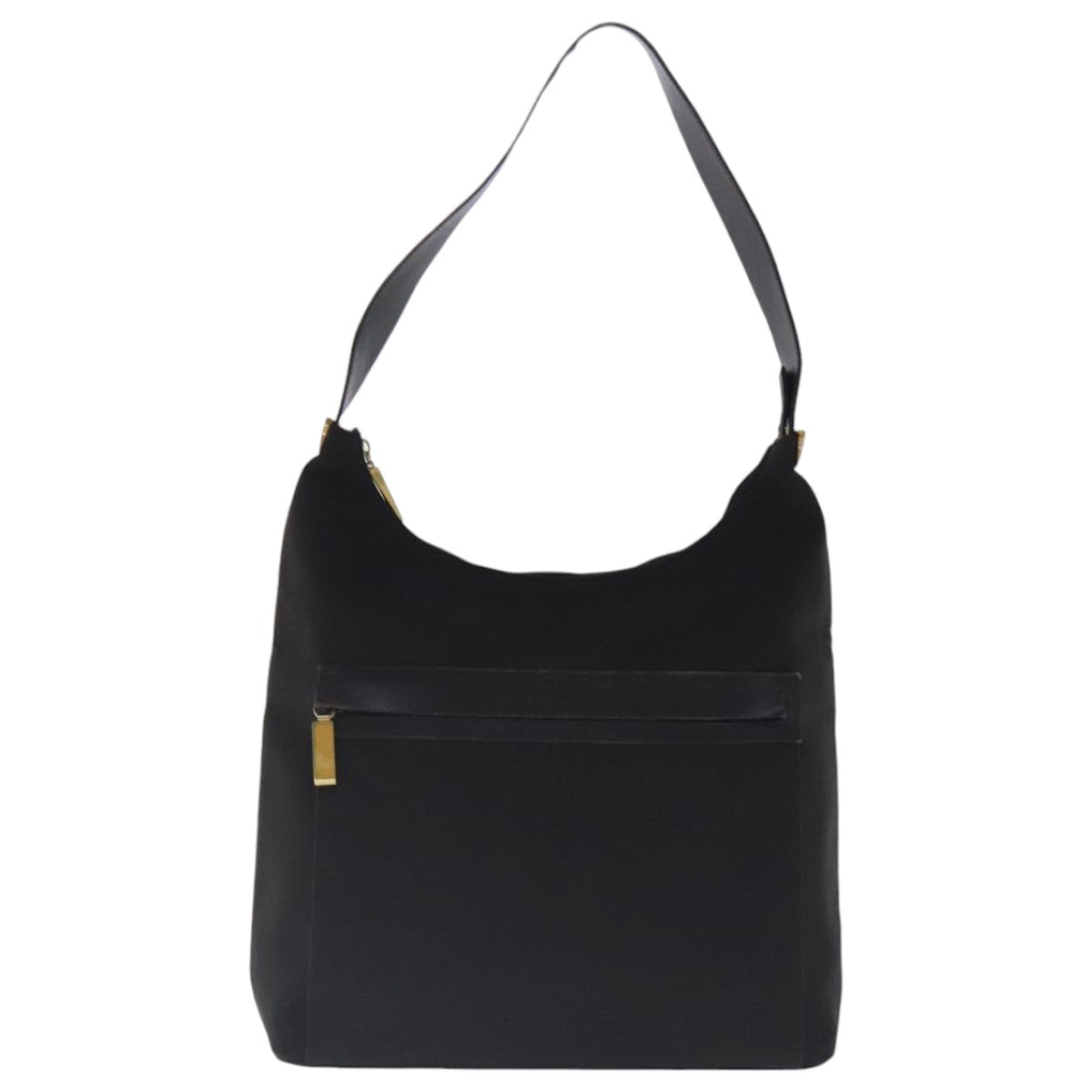 Salvatore Ferragamo Shoulder Bag Canvas Brown Gold Auth bs19110