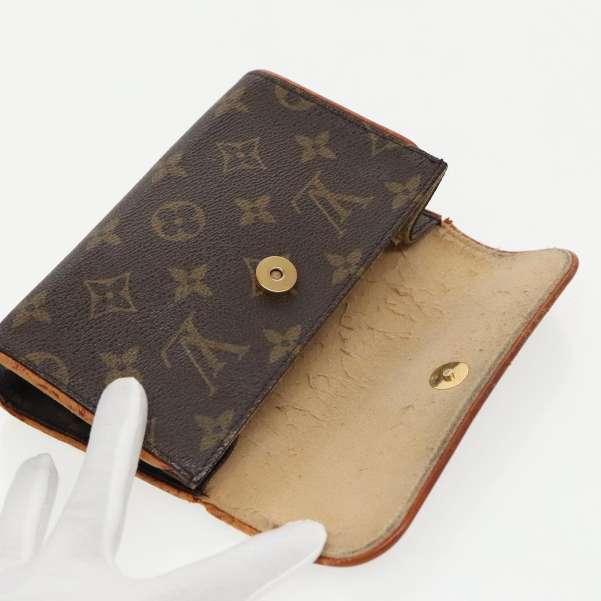 LOUIS VUITTON Monogram Pochette Florentine Waist bag M51855 LV Auth bs19122