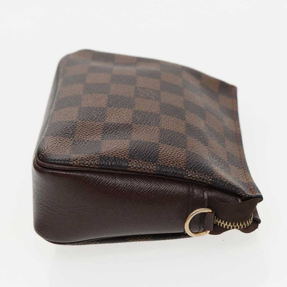 LOUIS VUITTON Damier Ebene Trousse Makeup Pouch N51982 LV Auth bs19123