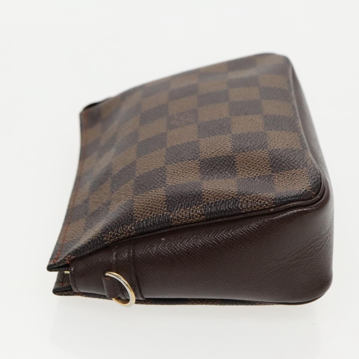 LOUIS VUITTON Damier Ebene Trousse Makeup Pouch N51982 LV Auth bs19123