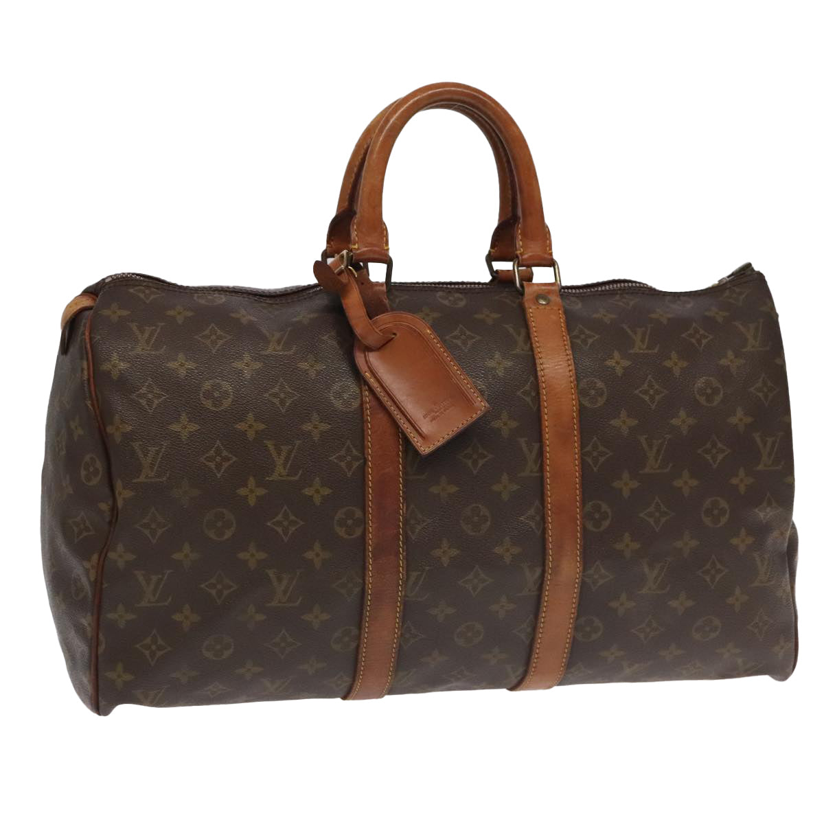 LOUIS VUITTON Monogram Keepall 45 Boston Bag M41428 LV Auth bs19174