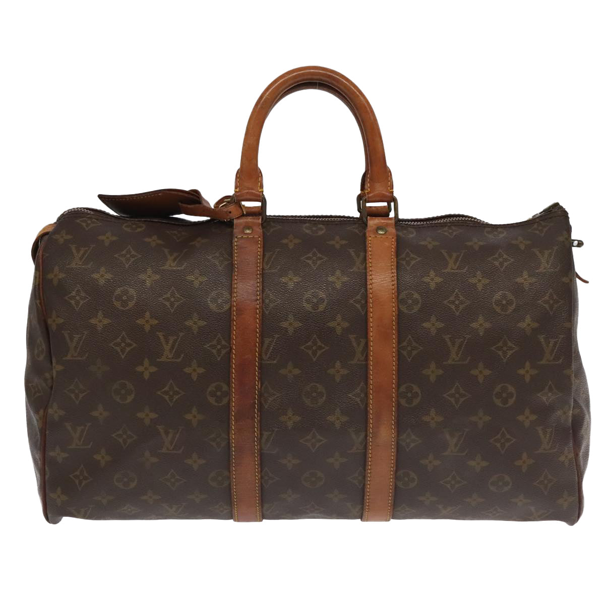 LOUIS VUITTON Monogram Keepall 45 Boston Bag M41428 LV Auth bs19174