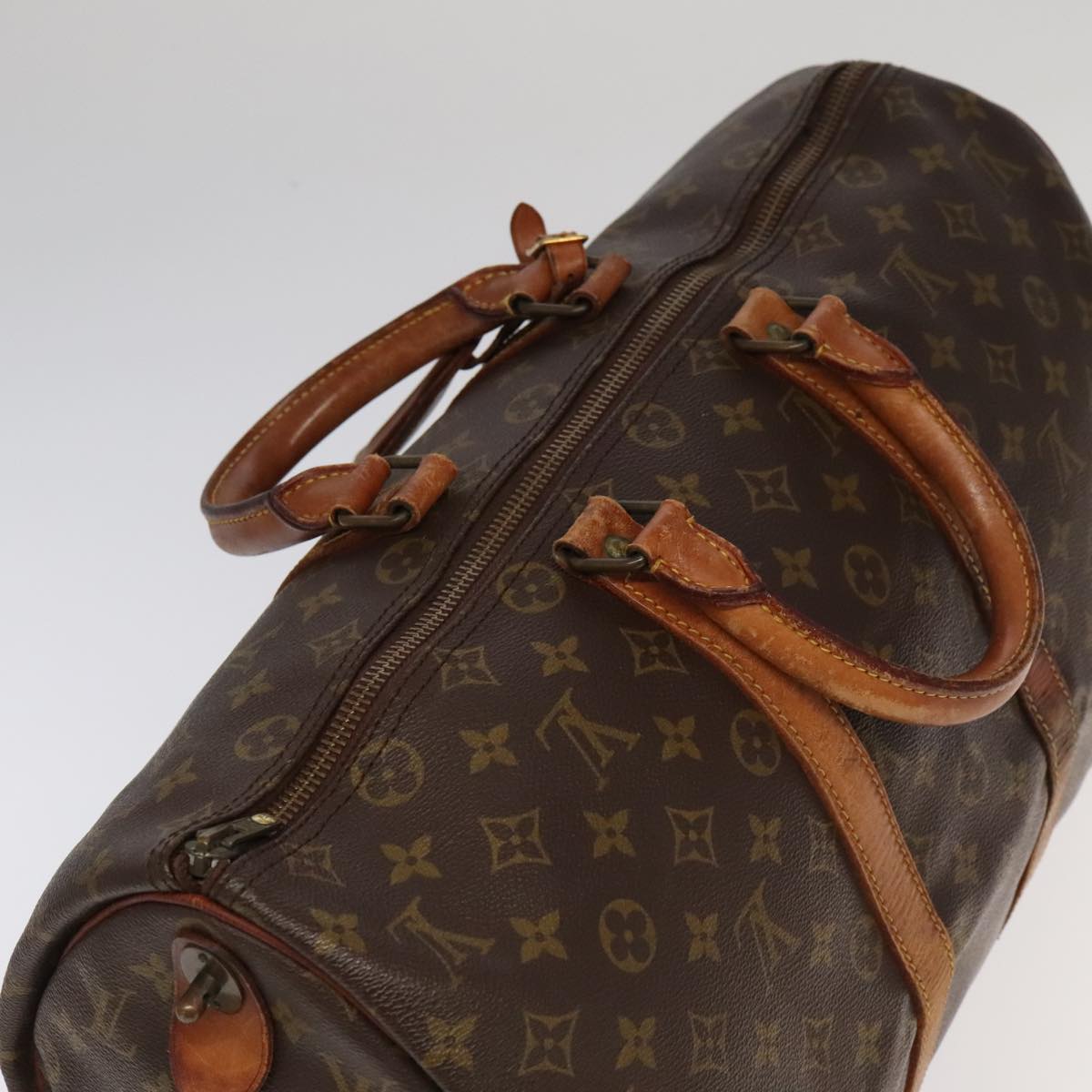 LOUIS VUITTON Monogram Keepall 45 Boston Bag M41428 LV Auth bs19174