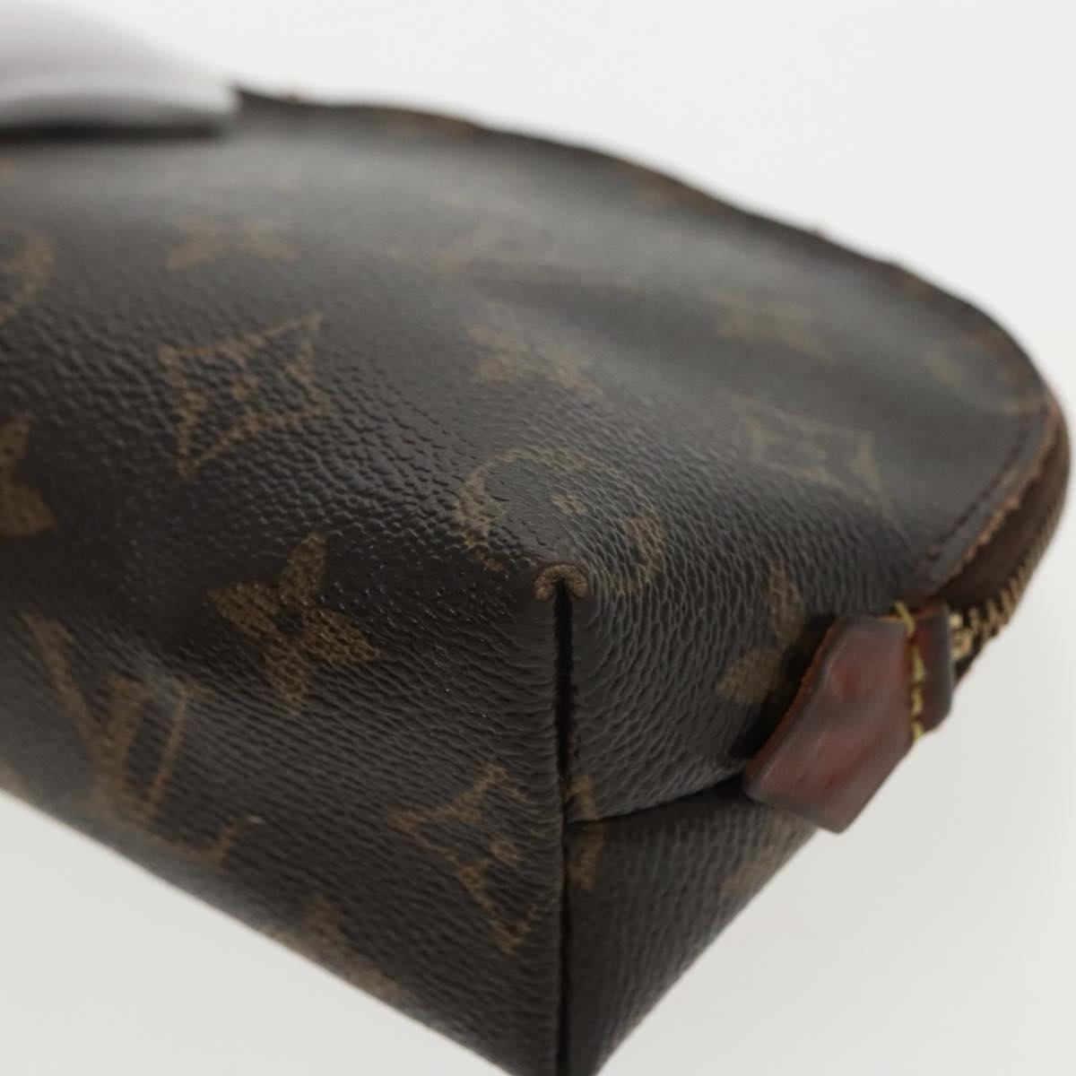 LOUIS VUITTON Monogram Pochette Cosmetic PM Cosmetic Pouch M47515 Auth bs19235