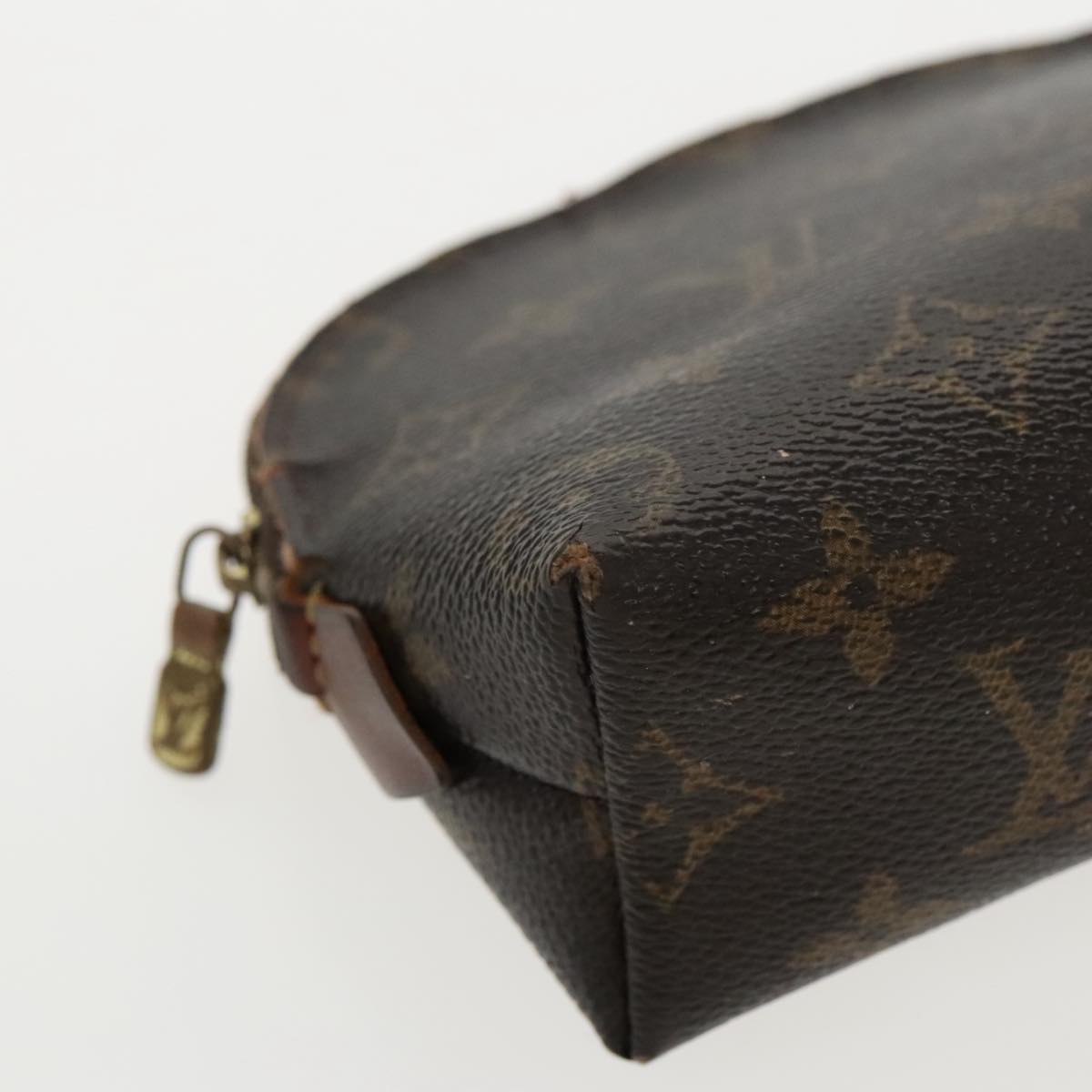 LOUIS VUITTON Monogram Pochette Cosmetic PM Cosmetic Pouch M47515 Auth bs19235