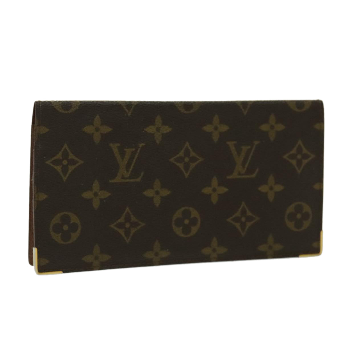 LOUIS VUITTON Monogram Long Wallet LV Auth bs19340