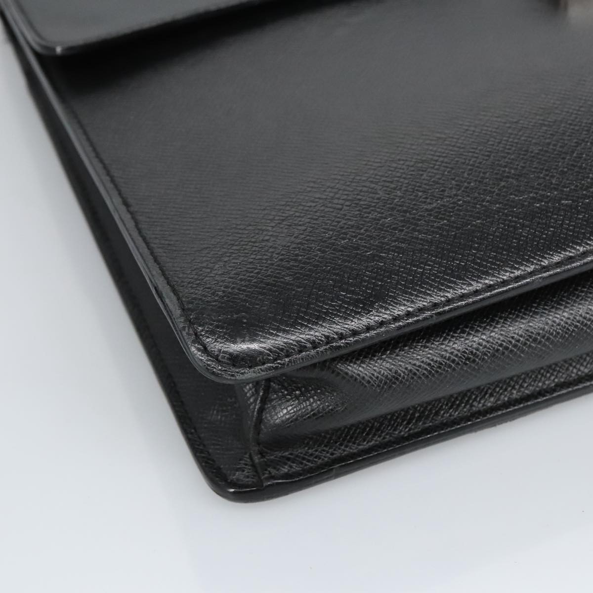 LOUIS VUITTON Taiga Laguito Business Bag Ardoise M31092 LV Auth bs19355