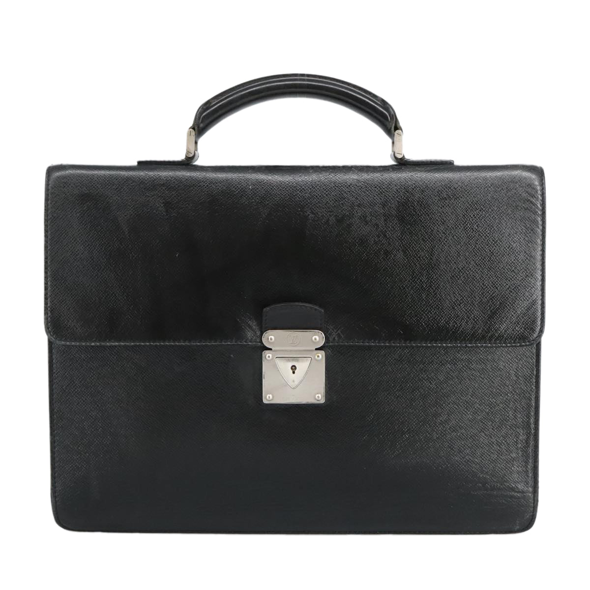 LOUIS VUITTON Taiga Laguito Business Bag Ardoise M31092 LV Auth bs19355