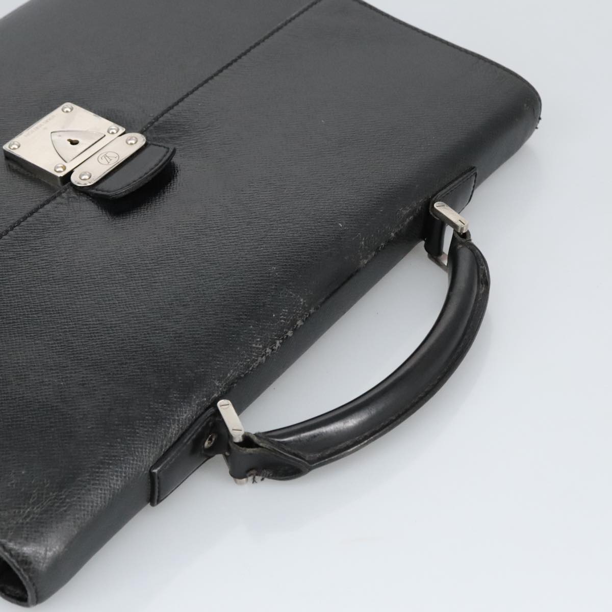 LOUIS VUITTON Taiga Laguito Business Bag Ardoise M31092 LV Auth bs19355