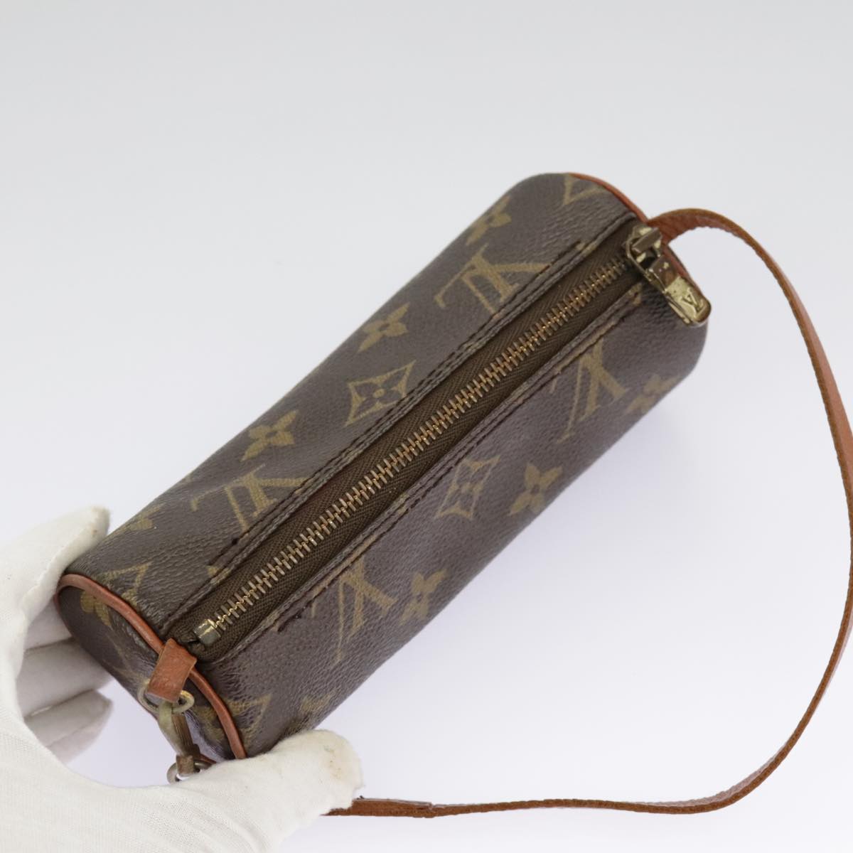 LOUIS VUITTON Monogram Papillon Pouch Pouch Vintage LV Auth bs19374