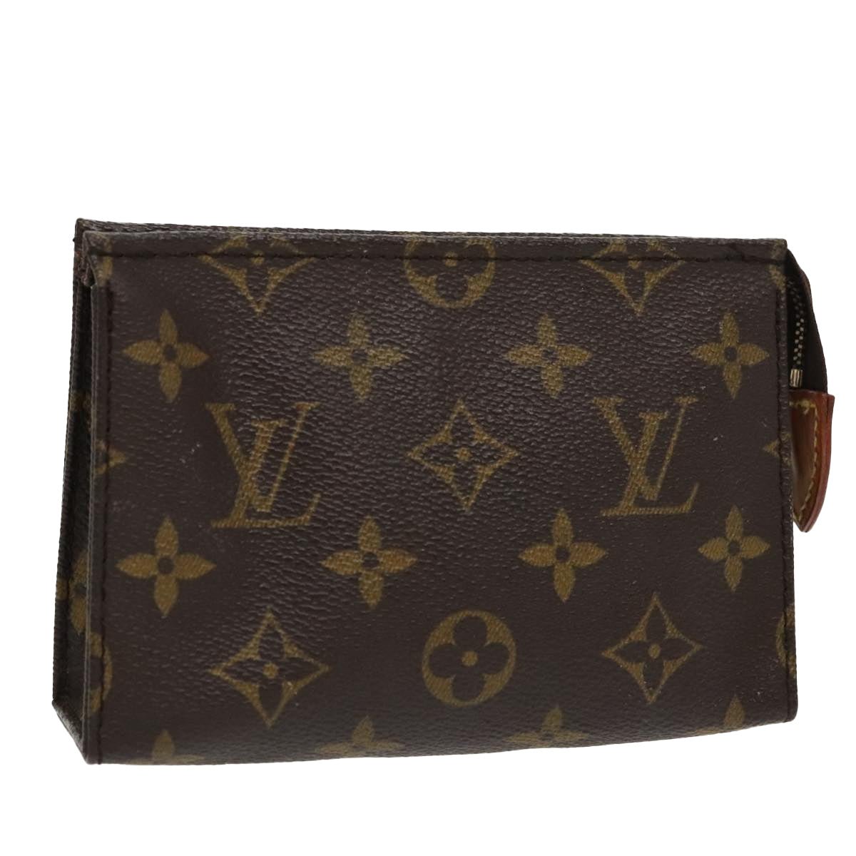 LOUIS VUITTON Monogram Poche Toilette 15 Pouch M47546 LV Auth bs19380