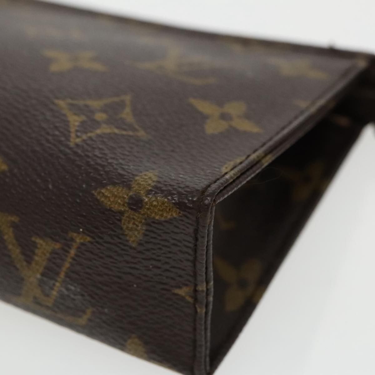 LOUIS VUITTON Monogram Poche Toilette 15 Pouch M47546 LV Auth bs19380