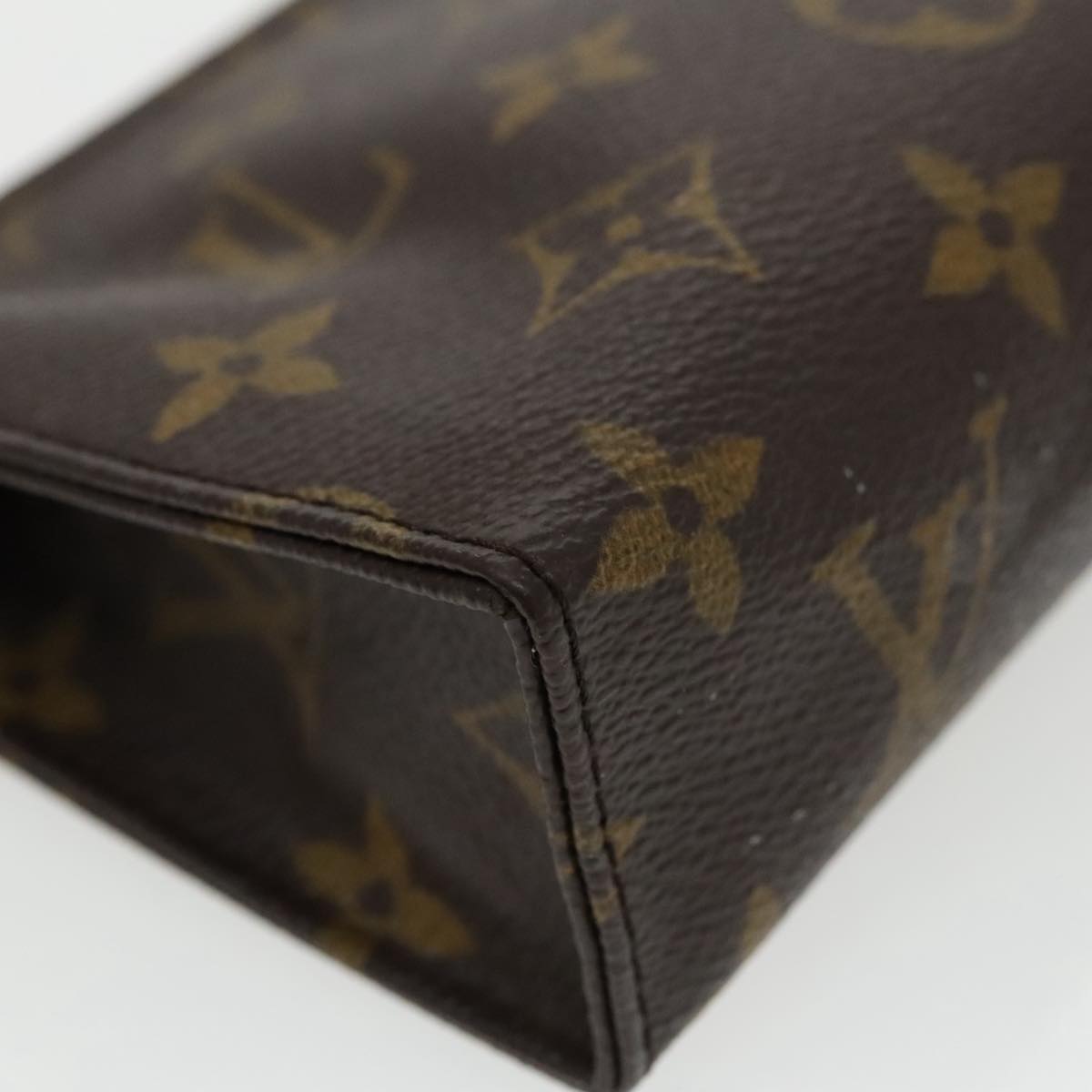 LOUIS VUITTON Monogram Poche Toilette 15 Pouch M47546 LV Auth bs19380