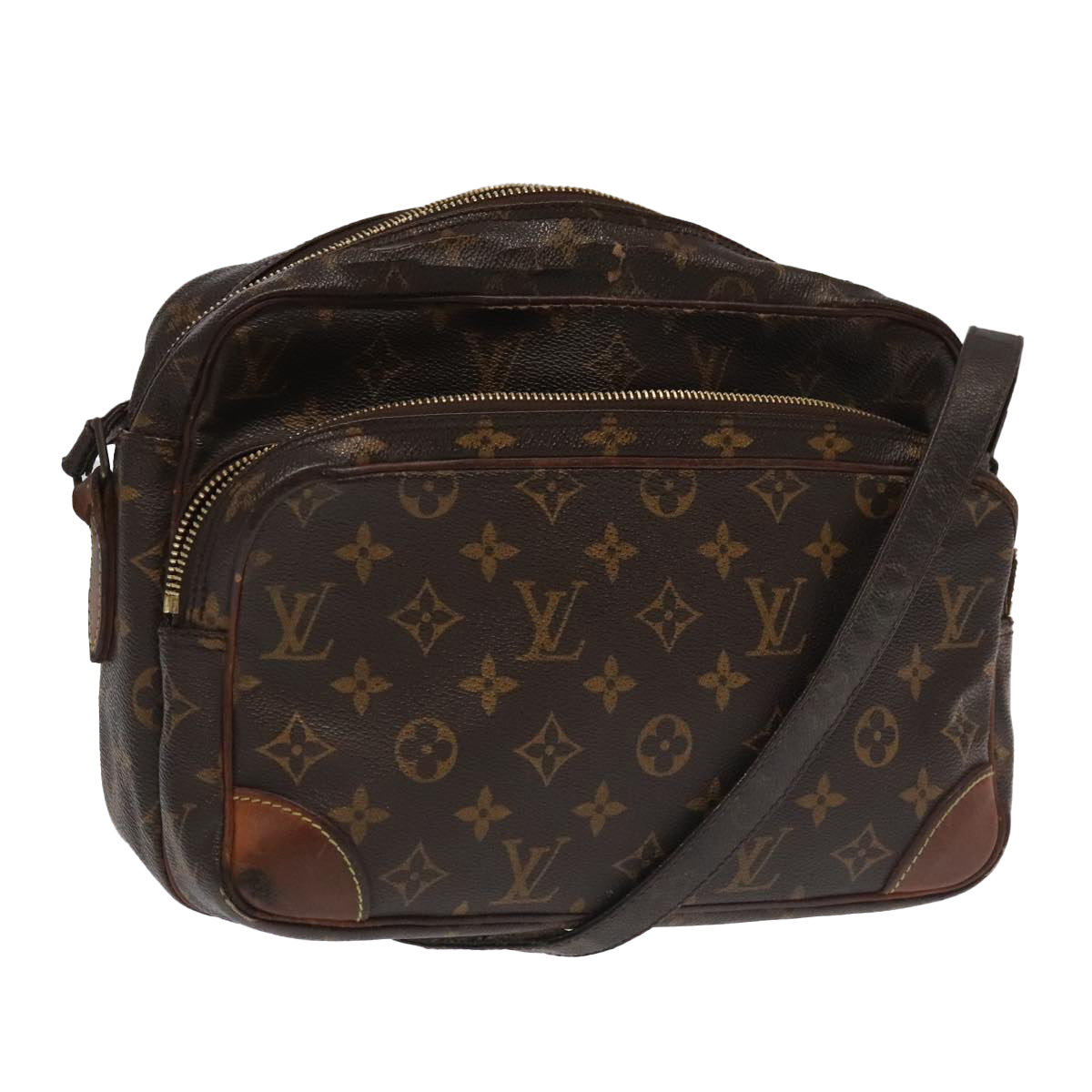 LOUIS VUITTON Monogram Nile Shoulder Bag M45244 LV Auth bs19511