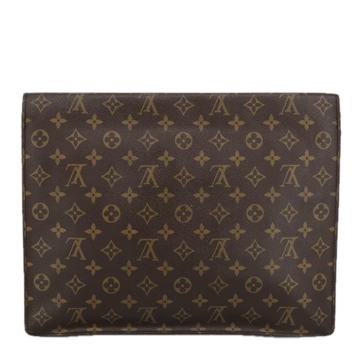 LOUIS VUITTON Monogram Porte Documents Senatur Briefcase M53335 LV Auth bs19512