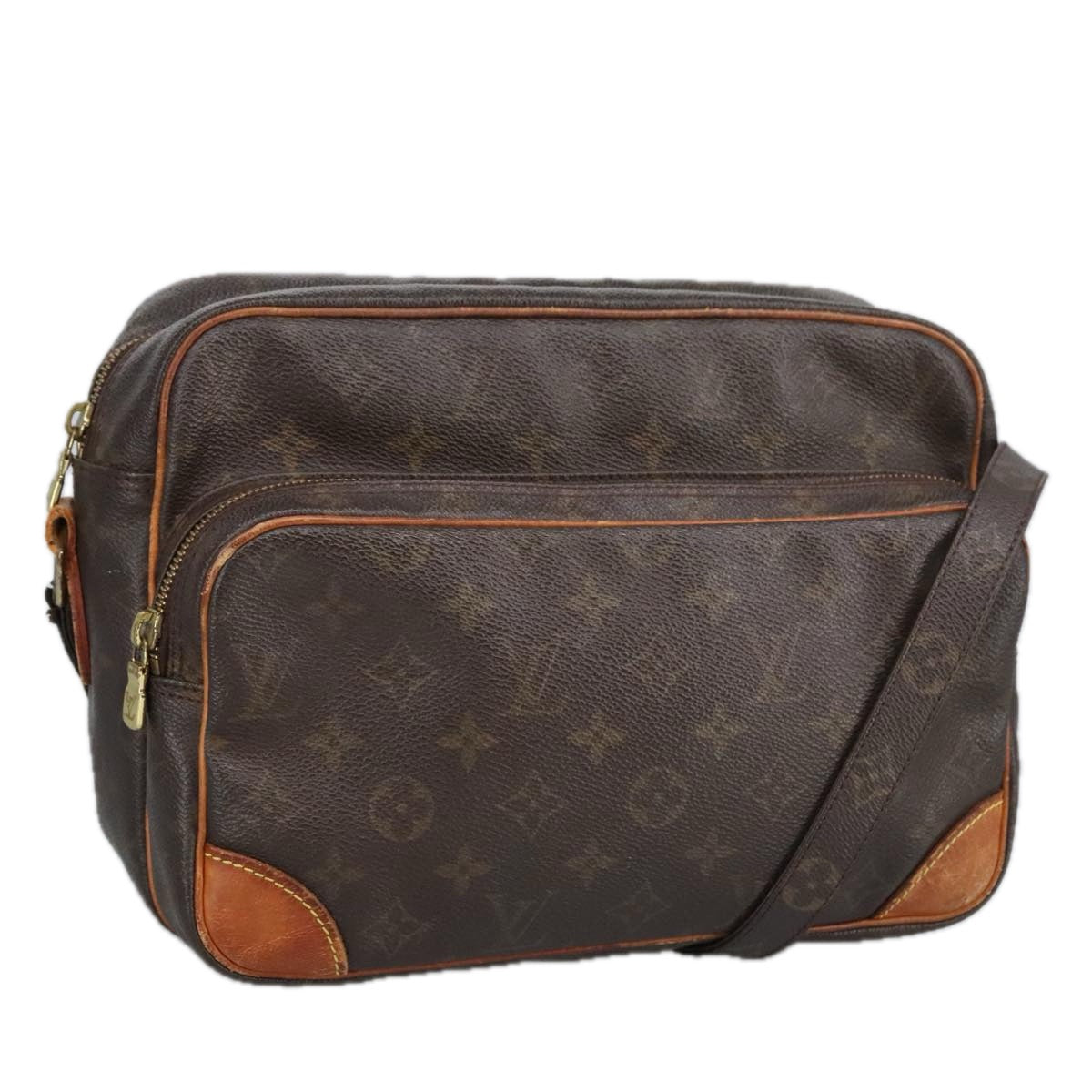 LOUIS VUITTON Monogram Nile Shoulder Bag M45244 LV Auth bs19525