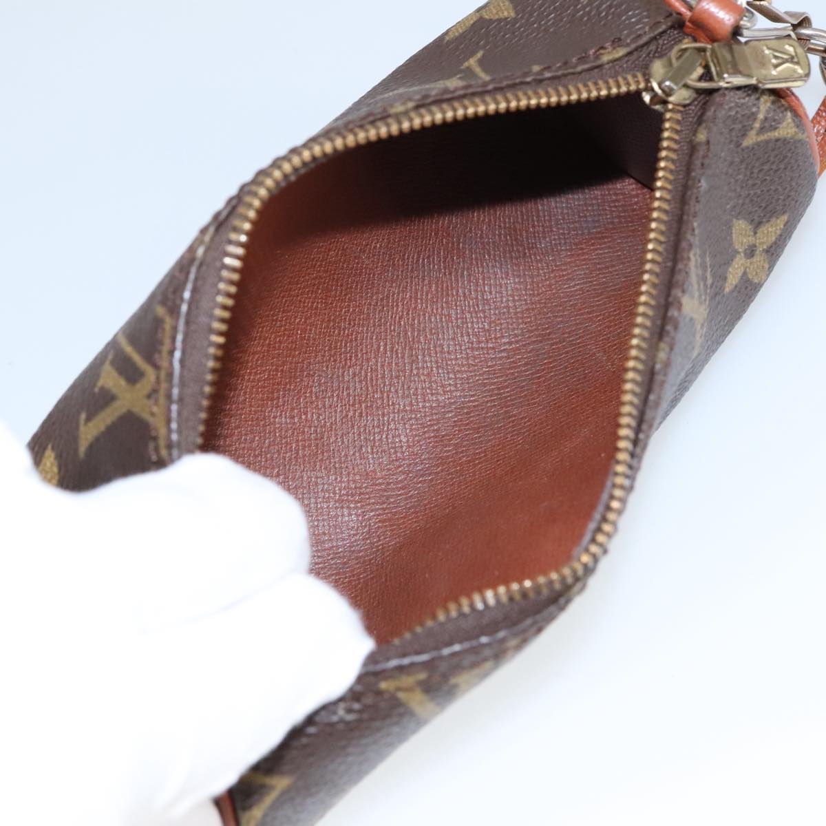 LOUIS VUITTON Monogram Papillon Pouch LV Auth bs19528