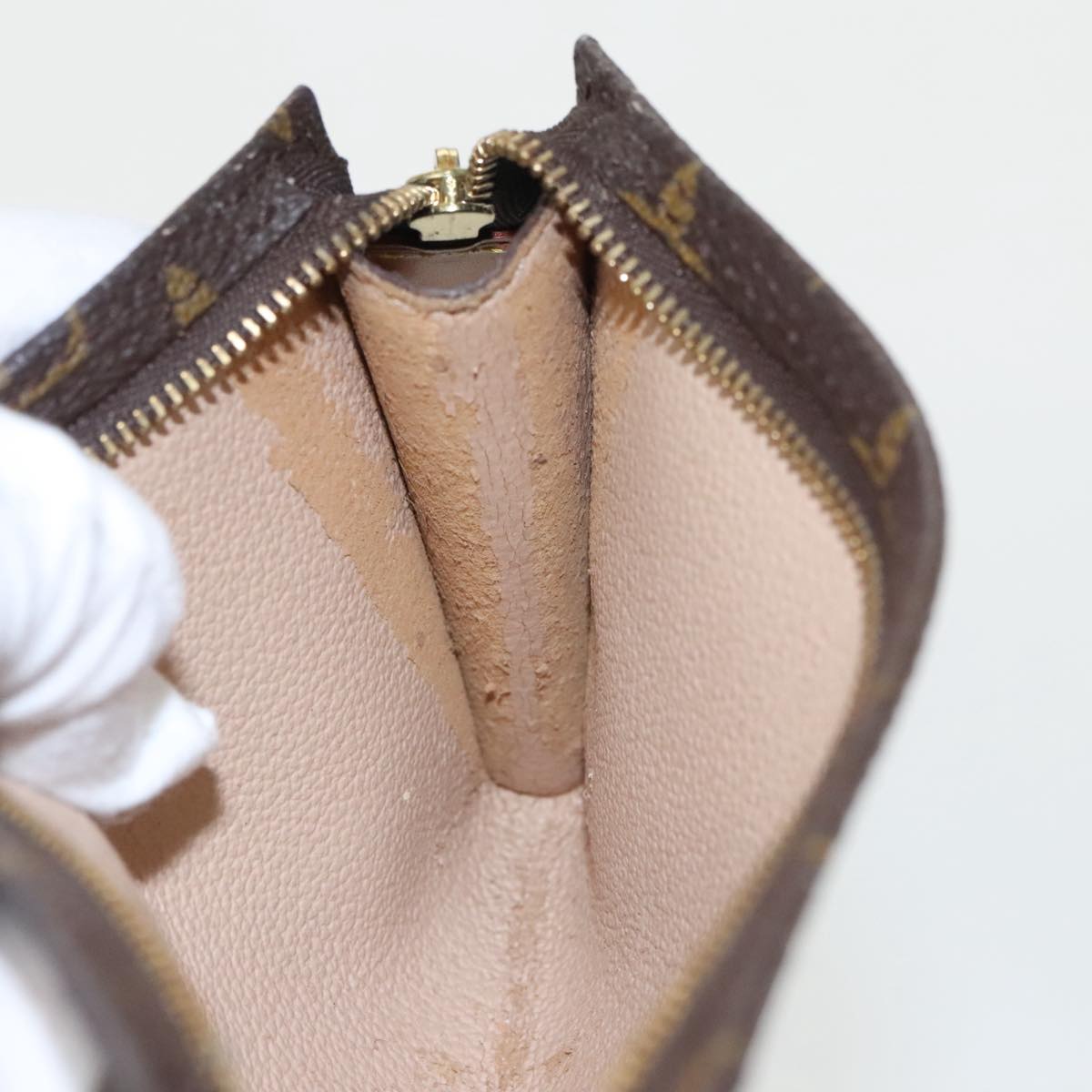 LOUIS VUITTON Monogram Bucket PM Accessory Pouch LV Auth bs19542