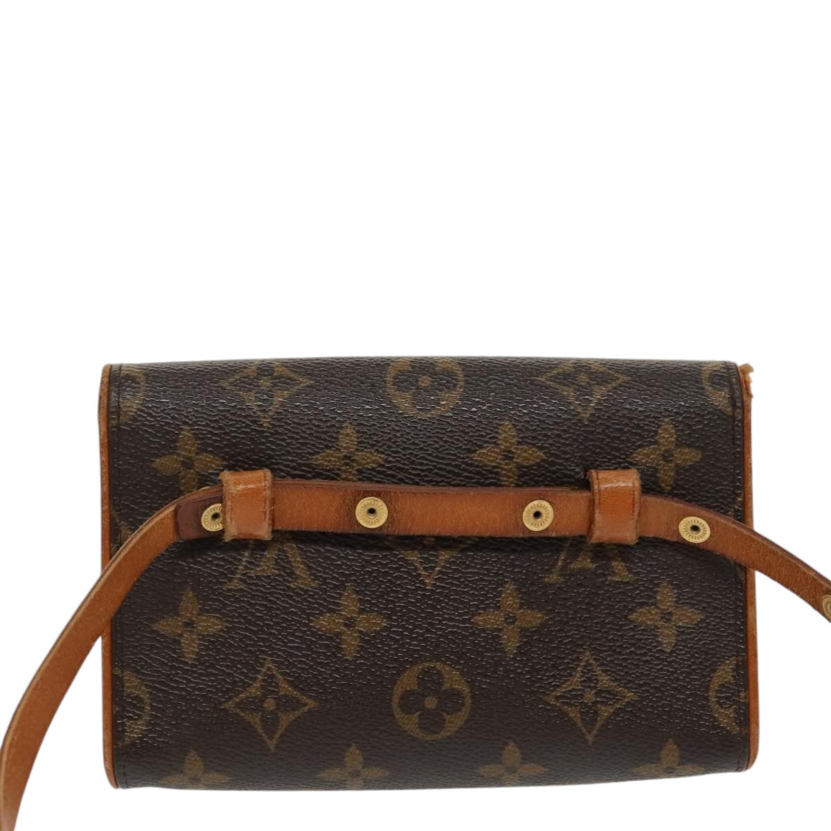 LOUIS VUITTON Monogram Pochette Florentine Waist bag M51855 LV Auth bs19555